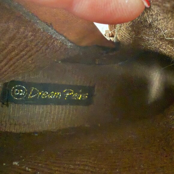 Dream Pairs Western Block Heel Zipper Closure Ankle Bootie, Sz 9, Brown - Picture 8 of 12